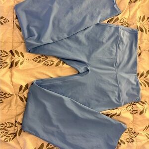 All in Motion- baby blue wide leg leggings